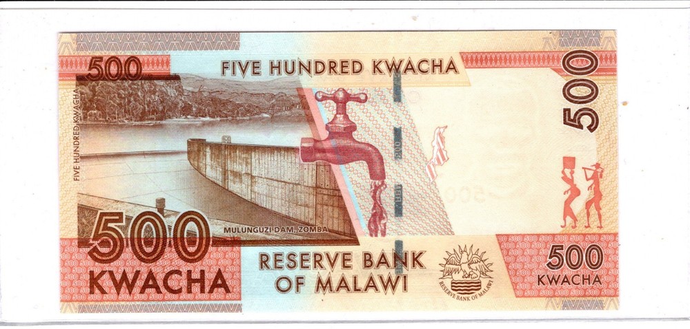 Malawi 500 Kwacha 2012 UNC AB3609083