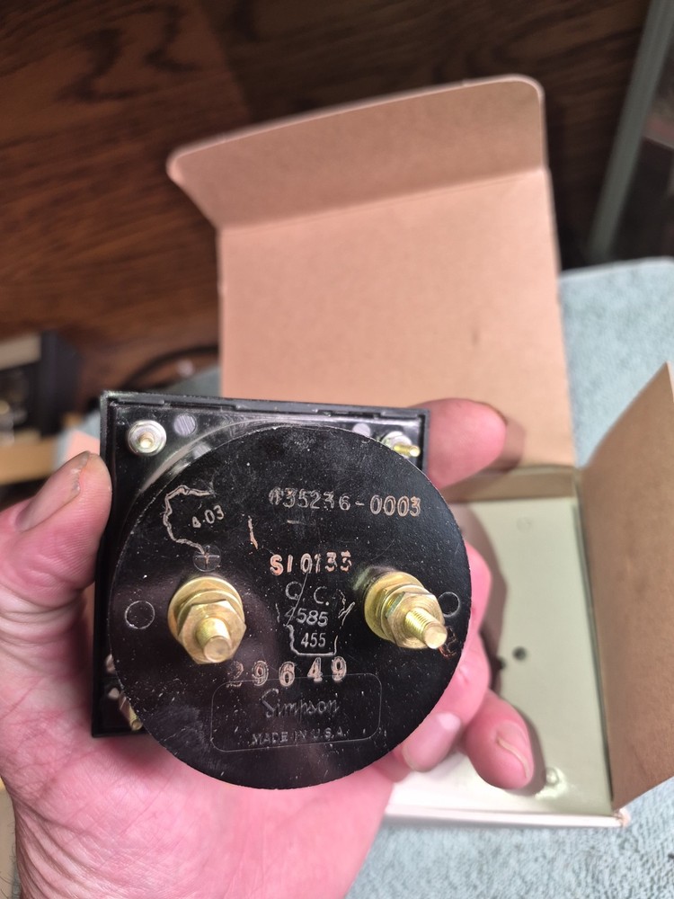 Simpson S10733 Amp- Volt Meter NOS