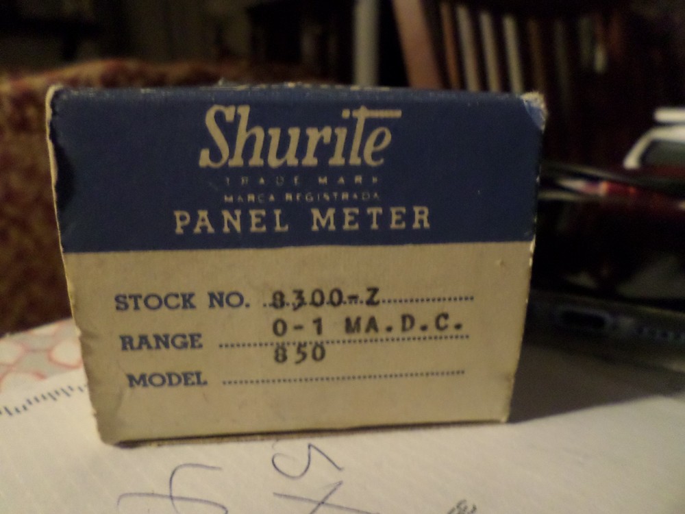 Shurite Panel Meter NOS