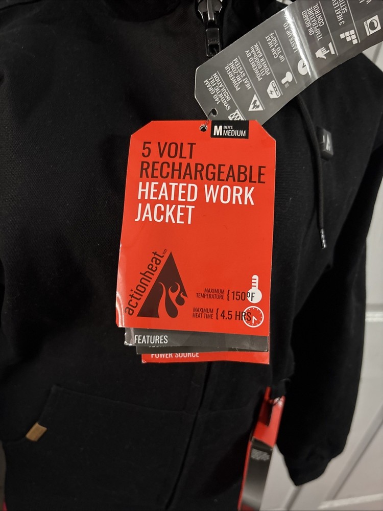 ActionHeat 5V Battery Heated Work Jacket Medium