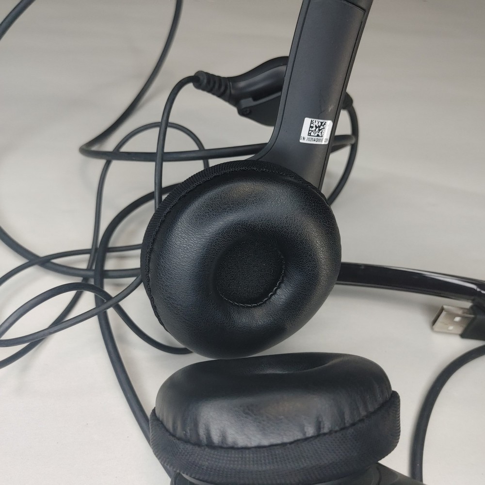 Logitech H390 USB Computer Headset Noise Cancelling Mic Stereo Tested