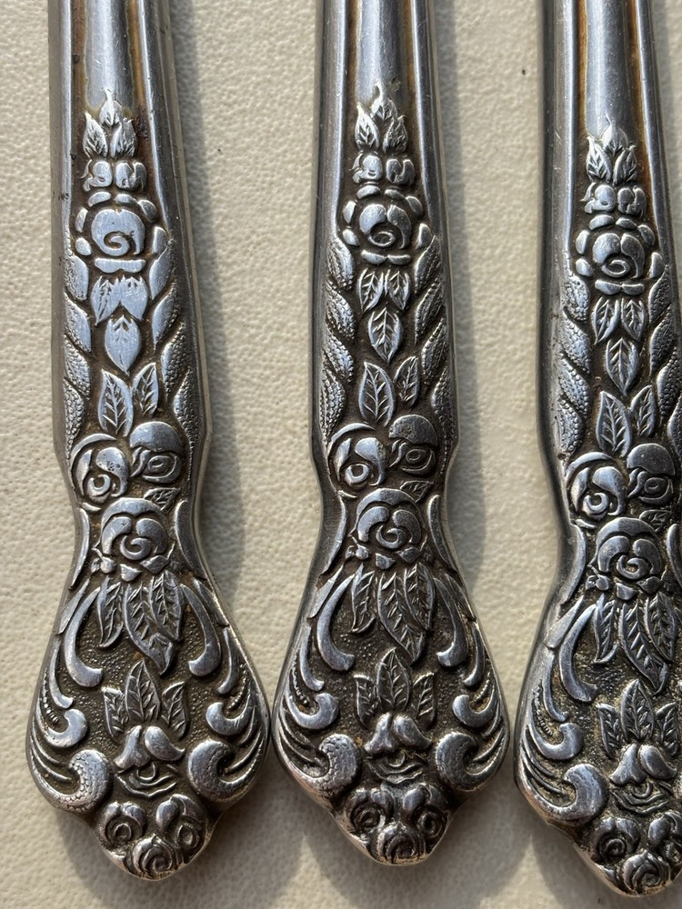 Versailles Stainless MSI Japan Flatware Silverware Ornate Flower Pattern 20 Even