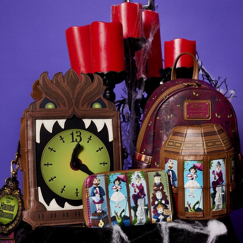Loungefly Disney Haunted Mansion Stretching Room Portraits Mini Backpack