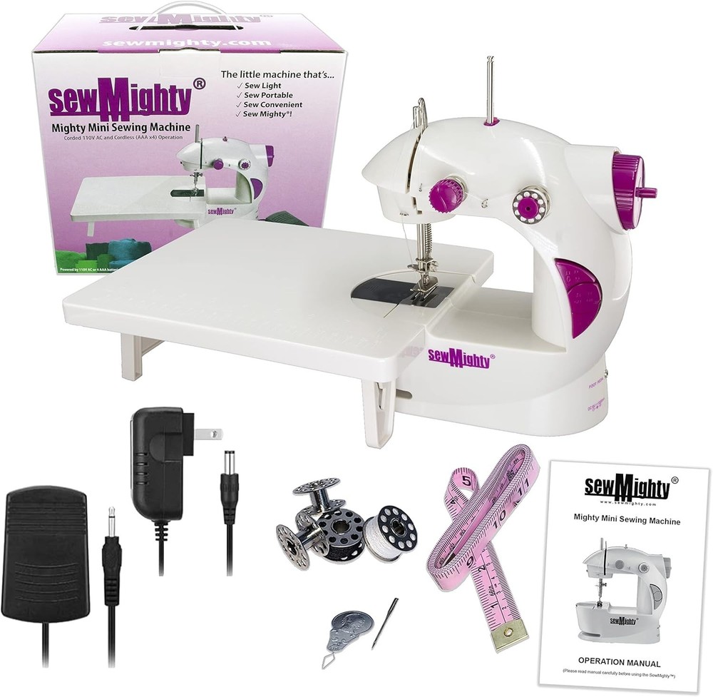 Lightweight Portable Mini Sewing Machine - Ideal for Small Projects & Beginners