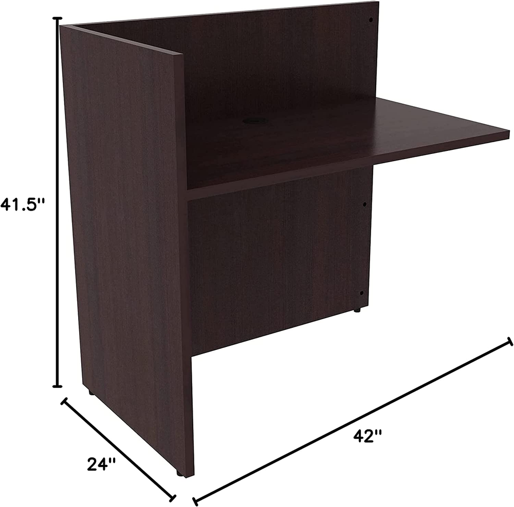 Essentails Reception Desk, Brown