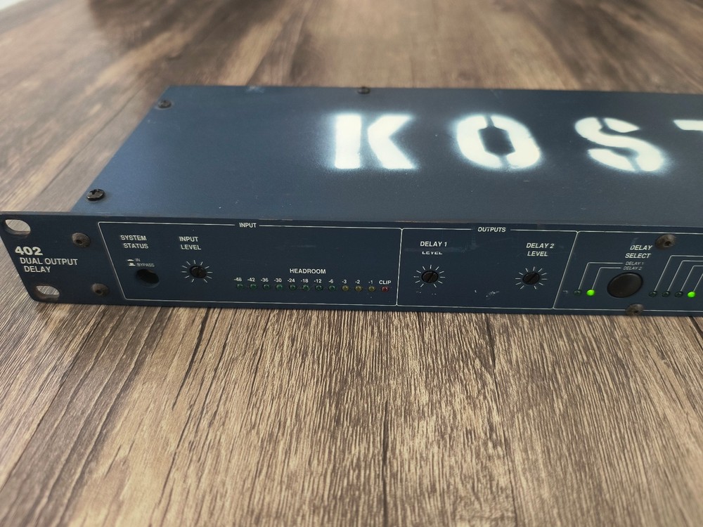 Symetrix 402 Dual Output Audio Delay - Tested - Missing System Status button