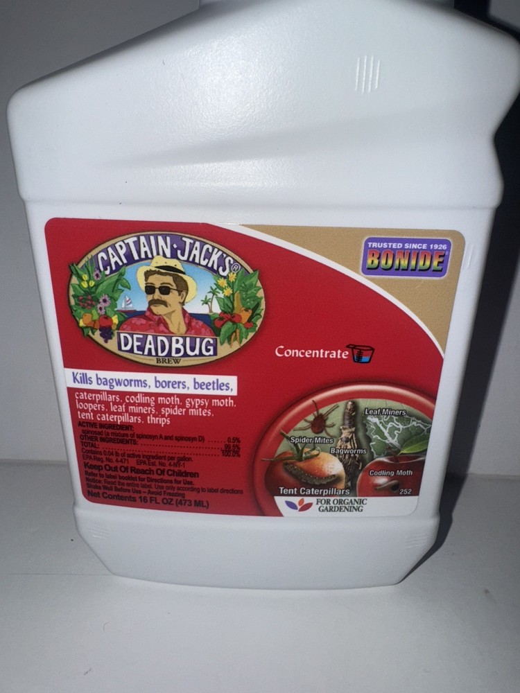 2 Pack-Bonide Captain Jack's Deadbug Brew Concentrate, 16oz Insect & Mite Killer