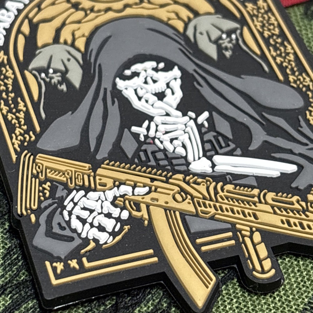 PvC 3D Babayaga Morale Tactical Hook & Loop Patch High Quality Large!