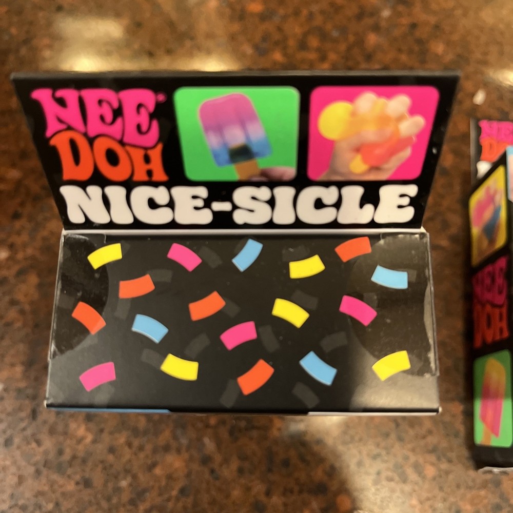 Nee Doh Nice-Sicle Super Solid Squish Tactile Squeeze Toy