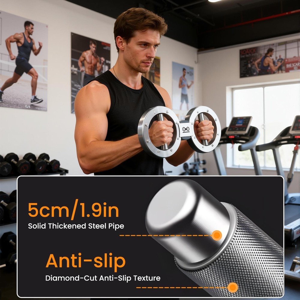 Resistance Adjustable Multi-Functional Rotational Trainer Grip Strength Trainer