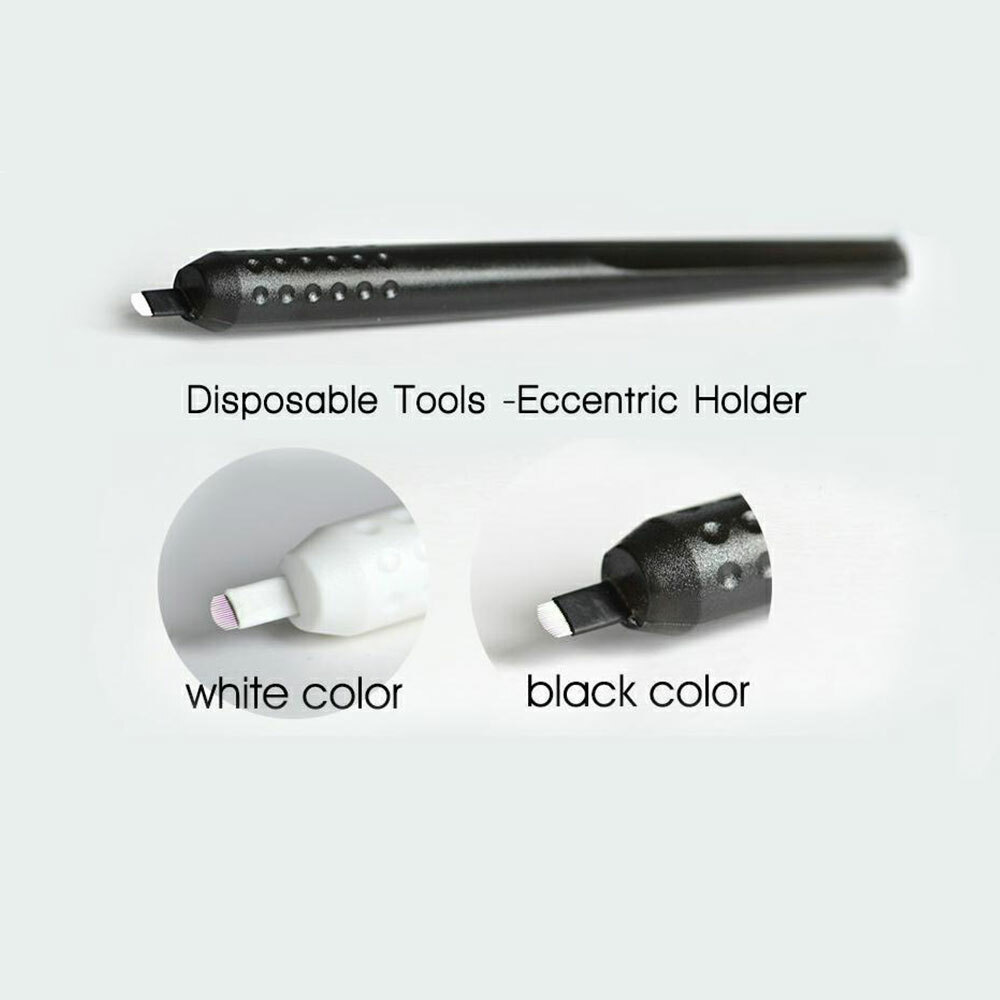 18 U Shape Microblading Disposable Pens Permanent Makeup Tattoo Eyebrow Needles