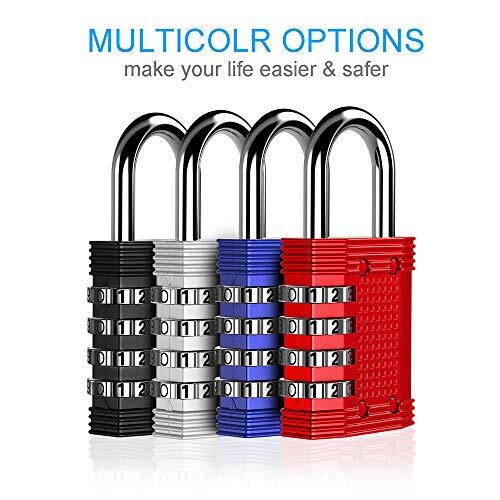 Locker Locks With Code 4 Digit Waterproof Combination Lock For Gym School Locker