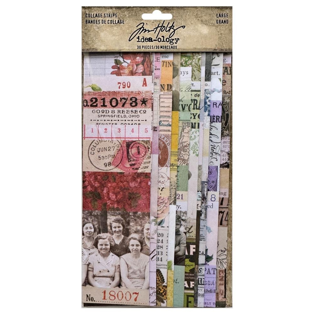 Tim Holtz ~ LARGE COLLAGE STRIPS ~ Idea-ology