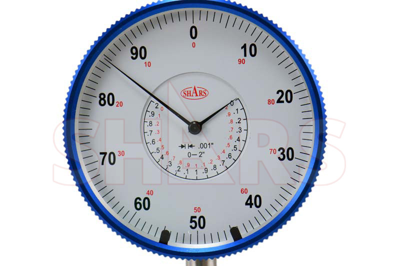 SHARS 2" HIGH PRECISION DIAL INDICATOR .001" AGD 3 BIG FACE P]