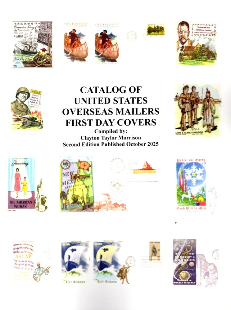 Catalog of United States Overseas Mailers First Day Covers - Hot off the Press