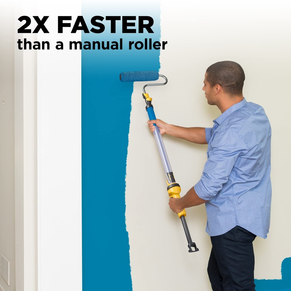 Spraytech 2419329 PaintStick EZ Roller Paint Roller, Long Handle Extension Ro...