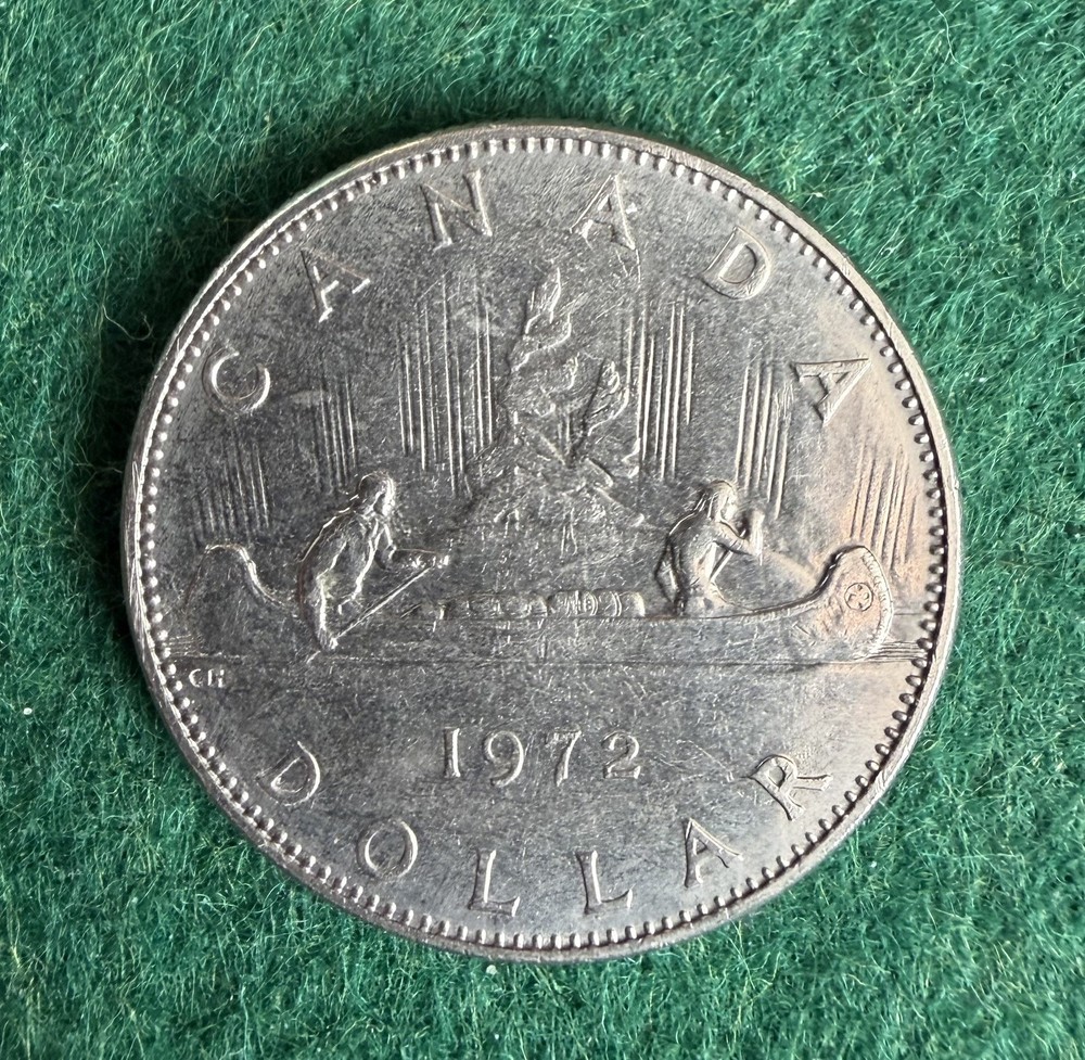 CANADA ONE 1 DOLLAR 1972 (NICKEL)