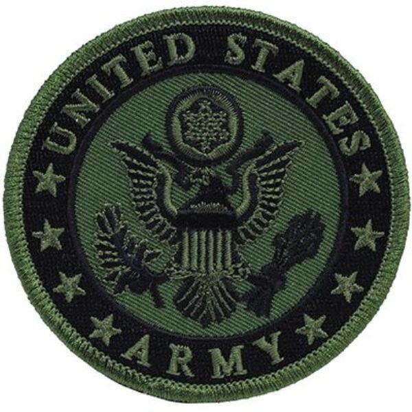 MILITARY PATCH-ARMY SYMBOL (SUBDUED) (3-1/16")-PM0895