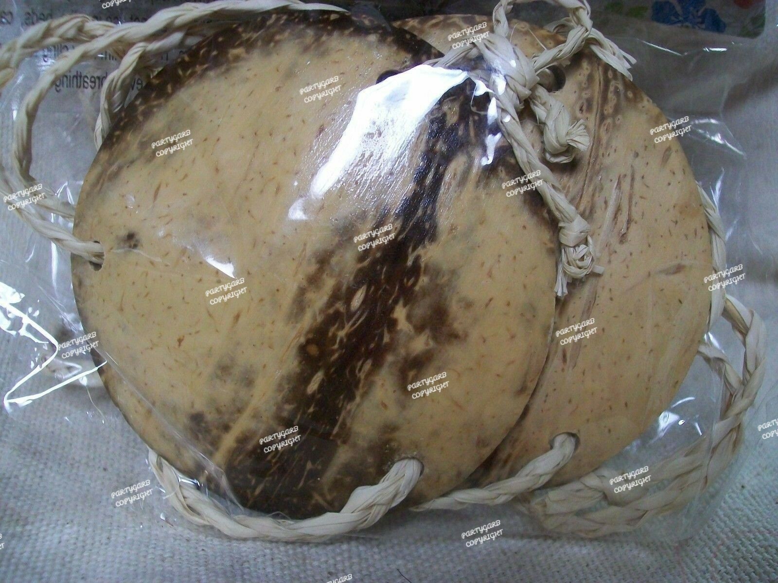 Child Genuine Coconut Shell Bra Bikini Top Hawaiian Luau Party Wear Hula Girl