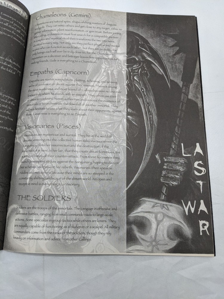 Immortal RPG Preview Introduction Book Precedence