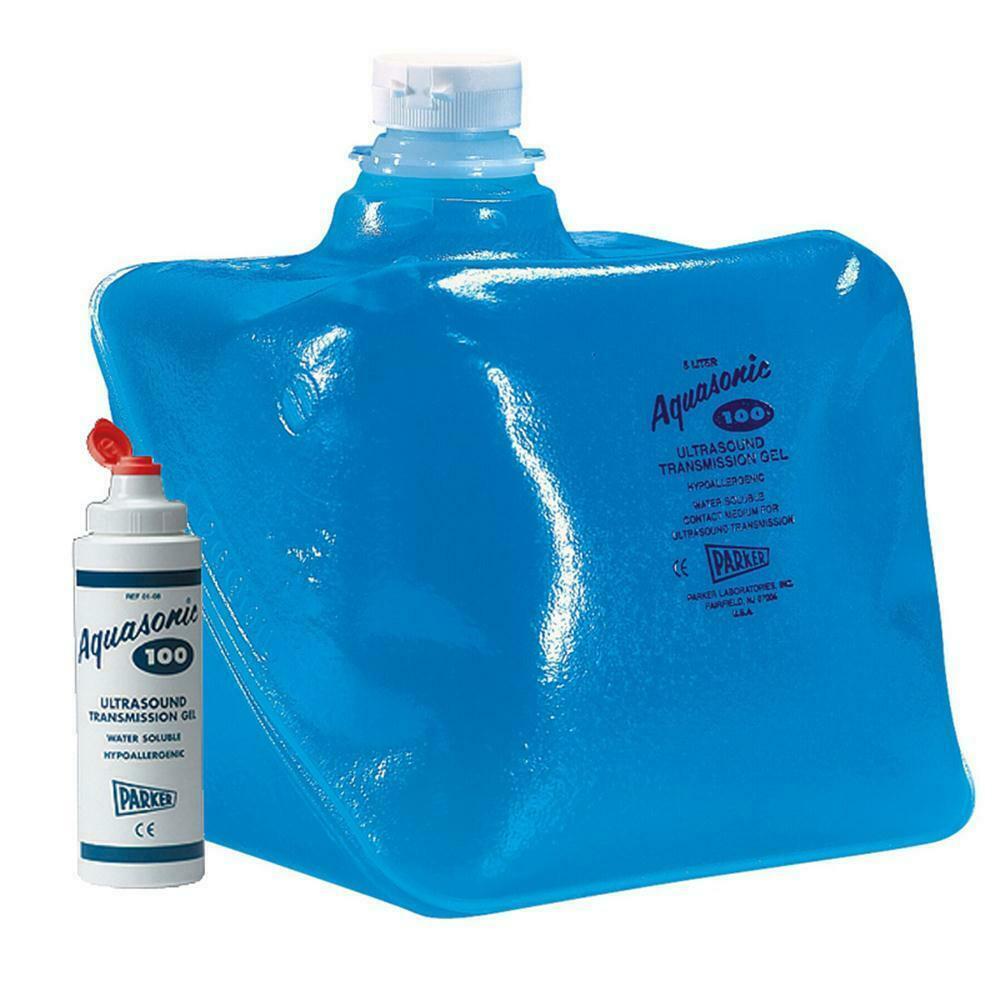 Parker Labs Ultrasound Gel Aquasonic Blue 100 Transmission 5L  w/ Free Shipping