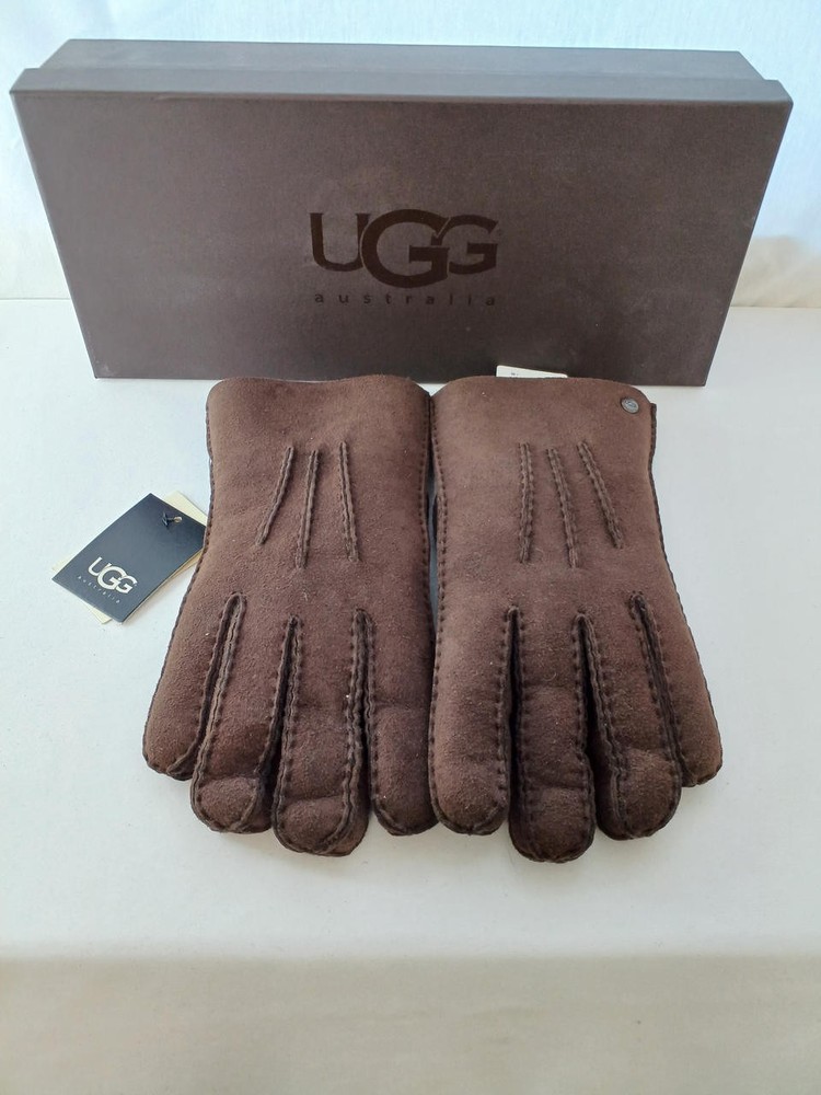 Shearling Gloves With Ugg Tag
