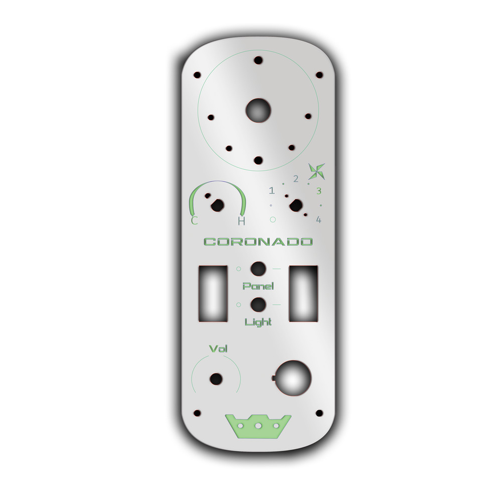  Coronado Sleeper AC Control Panel Exact Replacement Amber Led Lights Color  