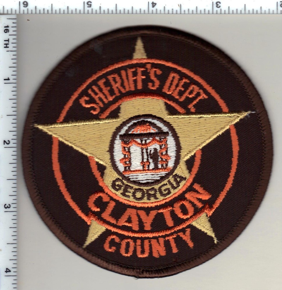 Clayton County Sheriff's Dept. (Georgia)  Shoulder Patch - new from 1987