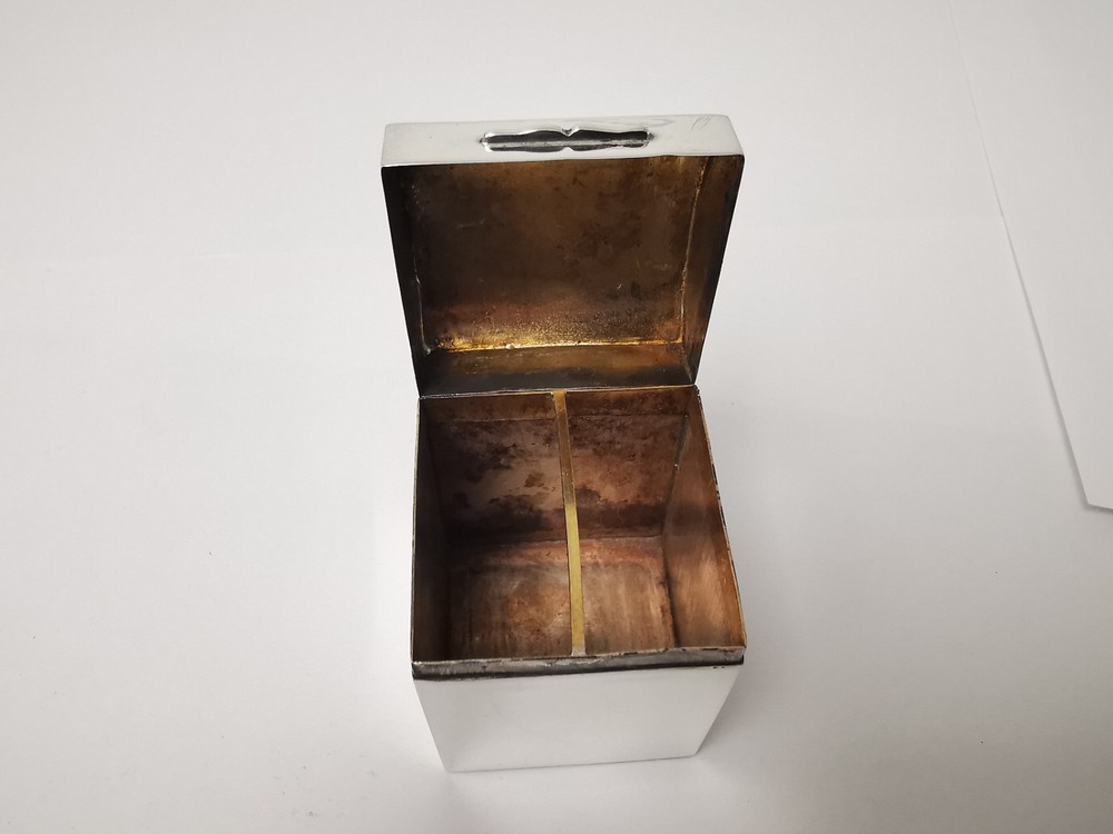Solid Silver Miniature Playing Cards Box - Chester 1911