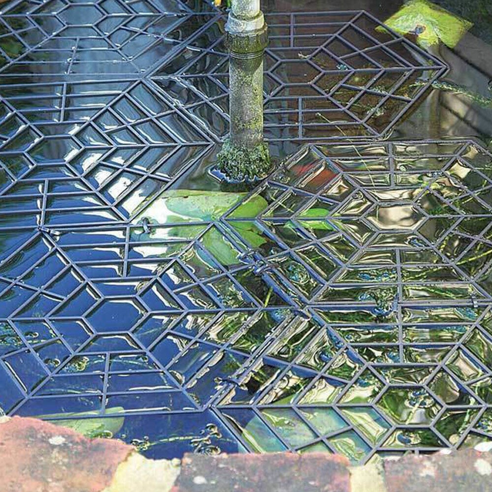 Floating Pond Protection Kit Interlocking Herons Deterrence Fish Protection Net