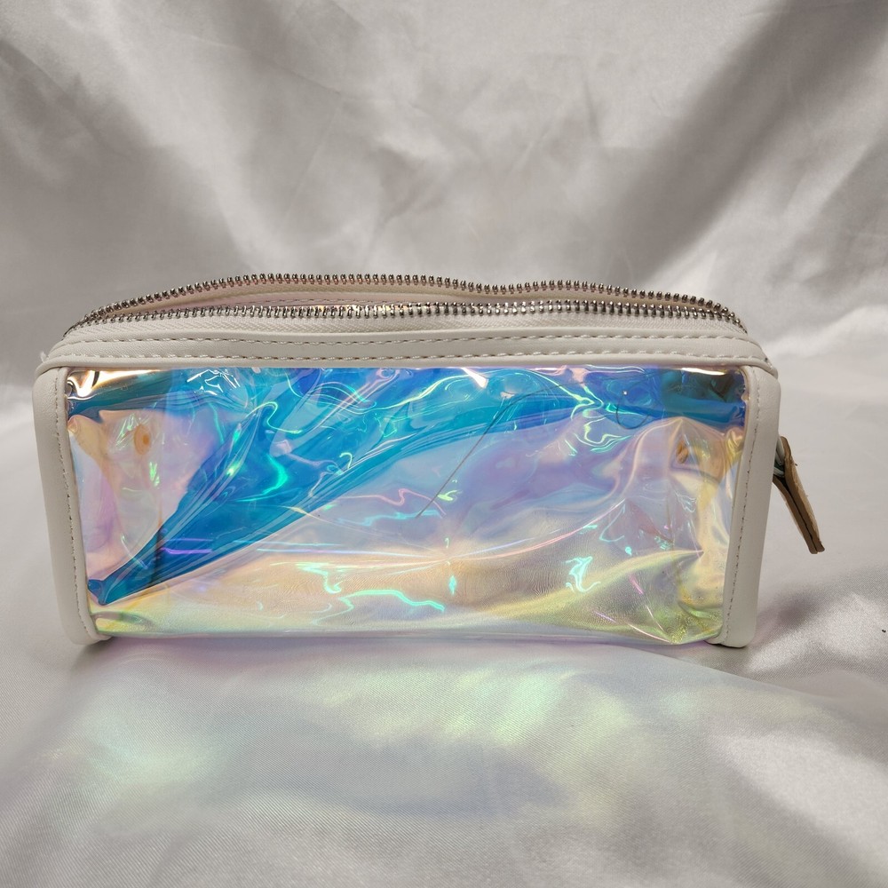 Cute Pineapple Zipper Pull Holographic Makeup Bag Cosmetics Case
