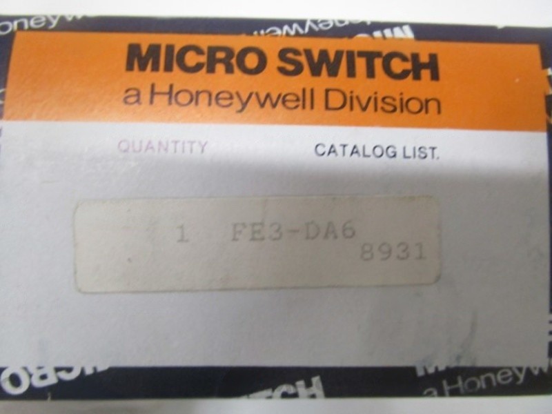 MICRO SWITCH FE3-DA6 PHOTOELECTRIC SENSOR SWITCH NSMP