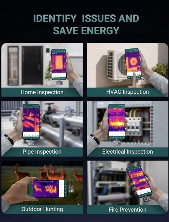 TS1 Thermal Camera for Android,Thermal Imaging Camera, 512x384 Super Resolution