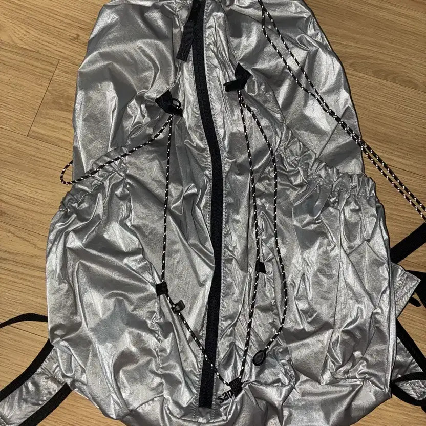 Sand Sound String Backpack Silver