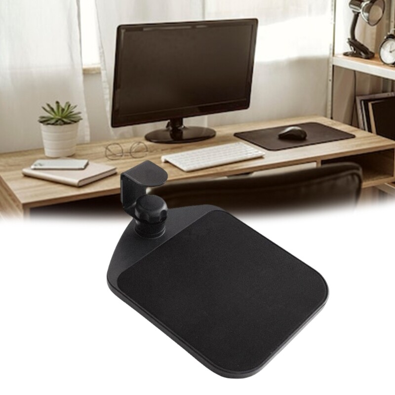 Space Saving Keyboard Tray with 360 Degree Rotation for Work and Study