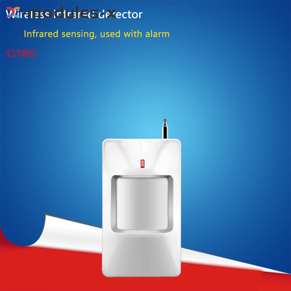 Infrared Human Motion Detection Sensor Wide Angle For Security Alarm System 433