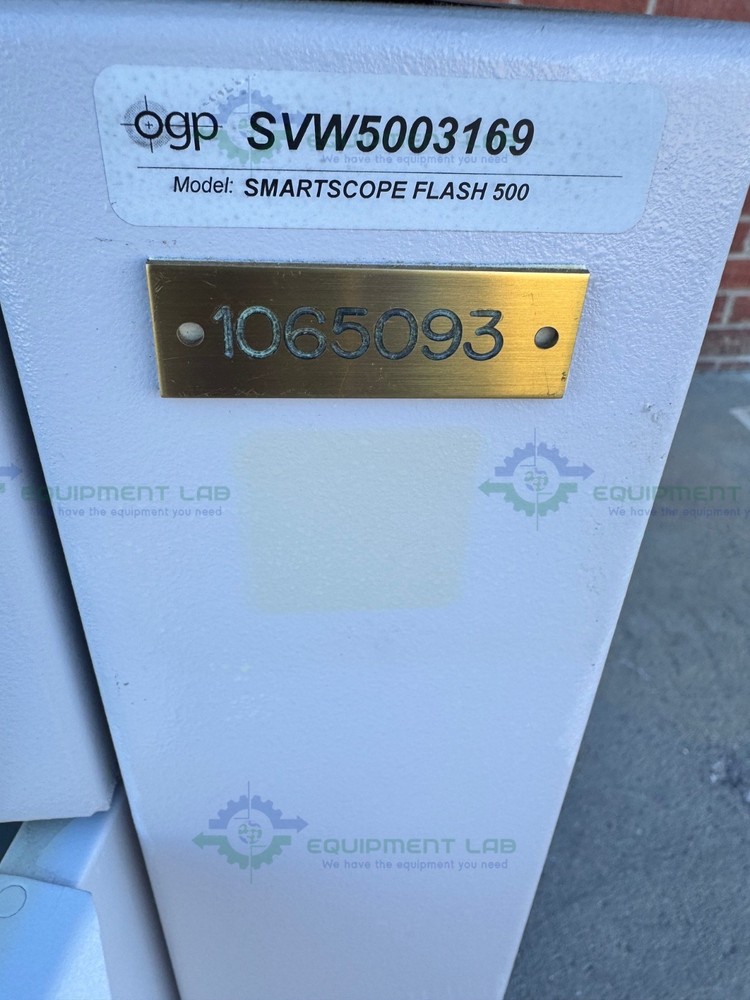 OGP Smartscope Flash 500 Multisensor Video Measuring System w/ Extra Parts