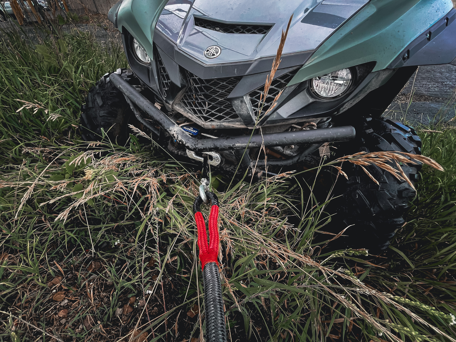 VIPER Midnight 4500lb ATV/UTV Winch Kit with 50 feet BLACK Synthetic Rope