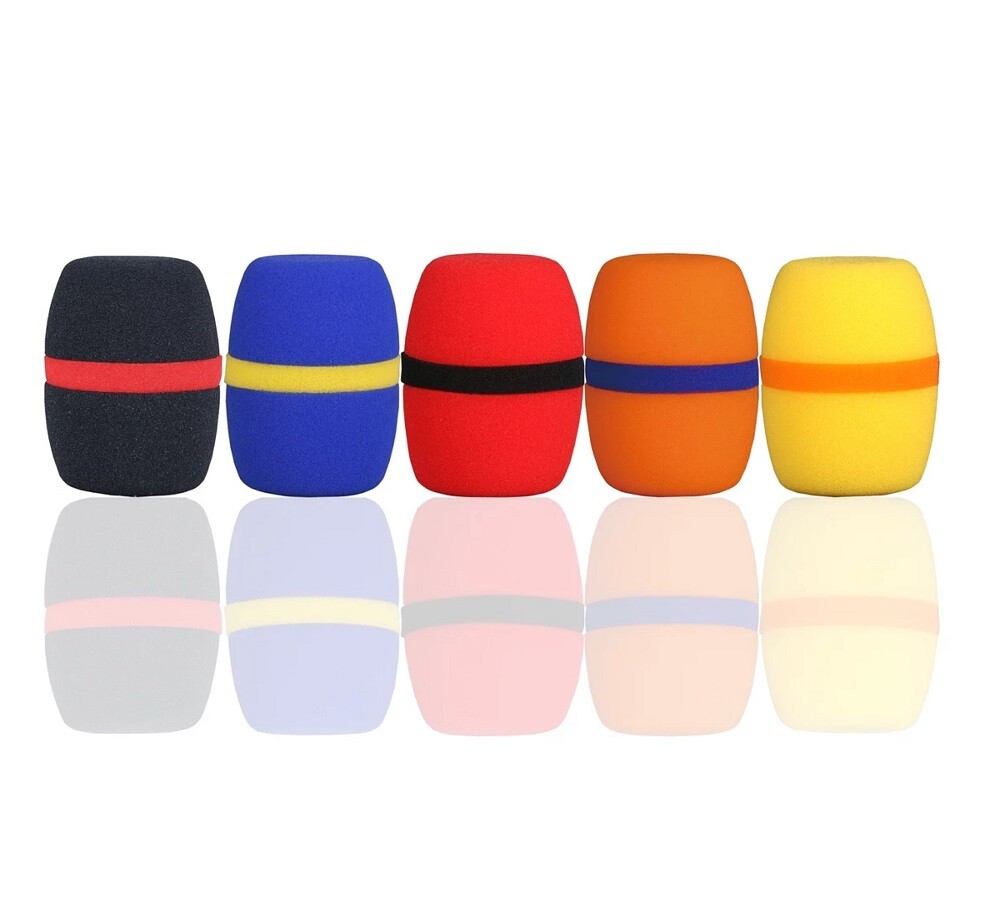 5 Pack Microphone Cover Windshield for Sennheiser ew 100 G4-945-S-E Vocal Set