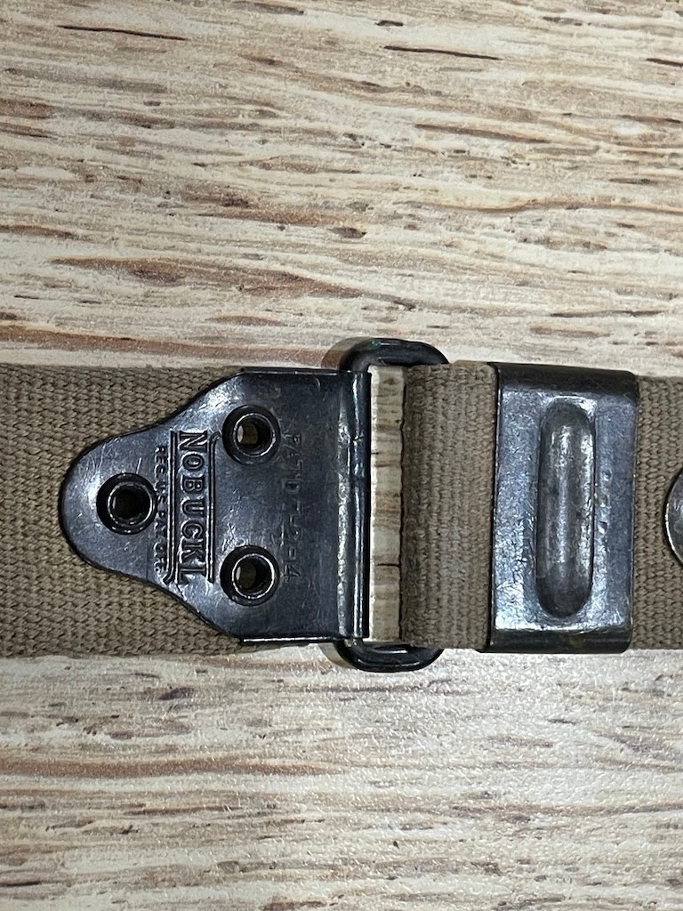 Scarce Original WW1 US Military Kerr NoBuckl P-17 Rifle Sling Brass Eddystone