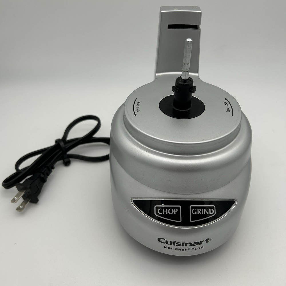 Cuisinart DLC-2A Mini Prep Plus SILVER Food Processor - BASE MOTOR ONLY ✅TESTED