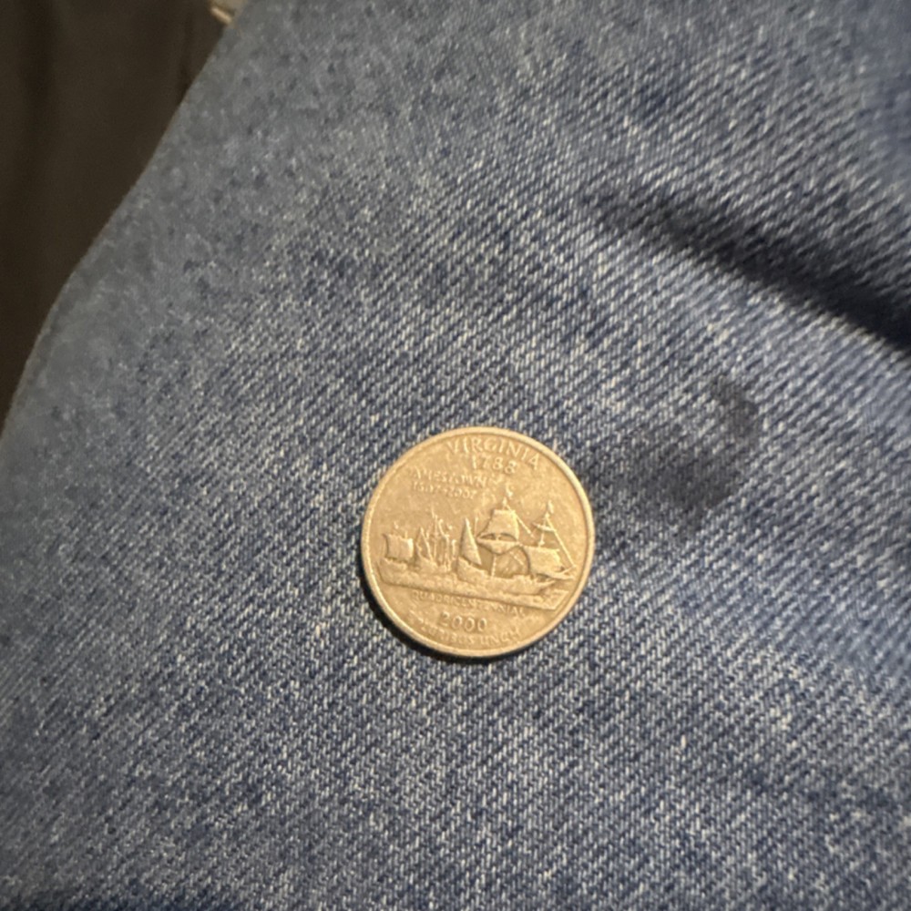 2000 Virginia State Quarter 25C Single Coin Circulated