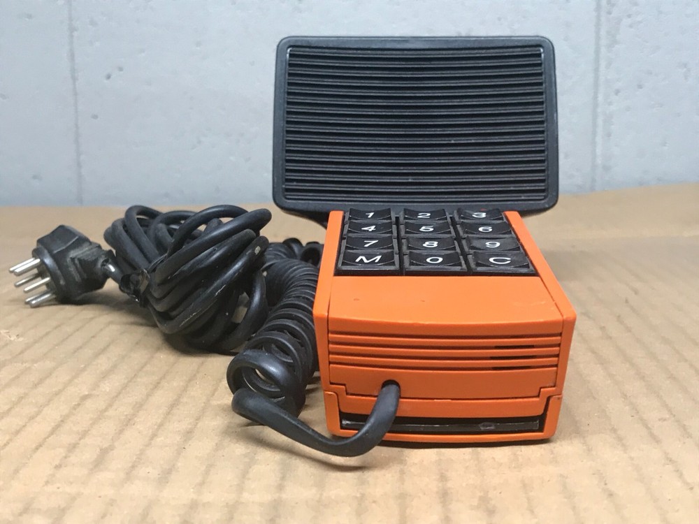 Vintage Stentofon Intercom Unit - Orange - Excellent Condition