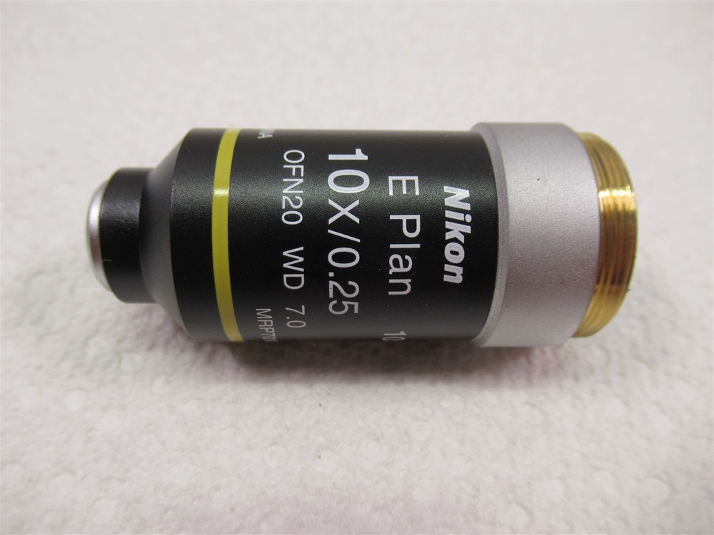 Nikon Eclipse E Plan 10x Microscope Objective Lens WD 7.0 Excellent Condition