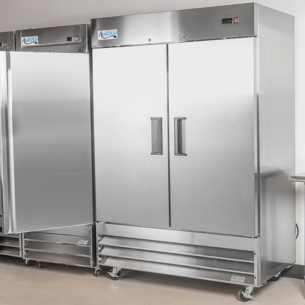54" Solid Door Reach-In Refrigerator