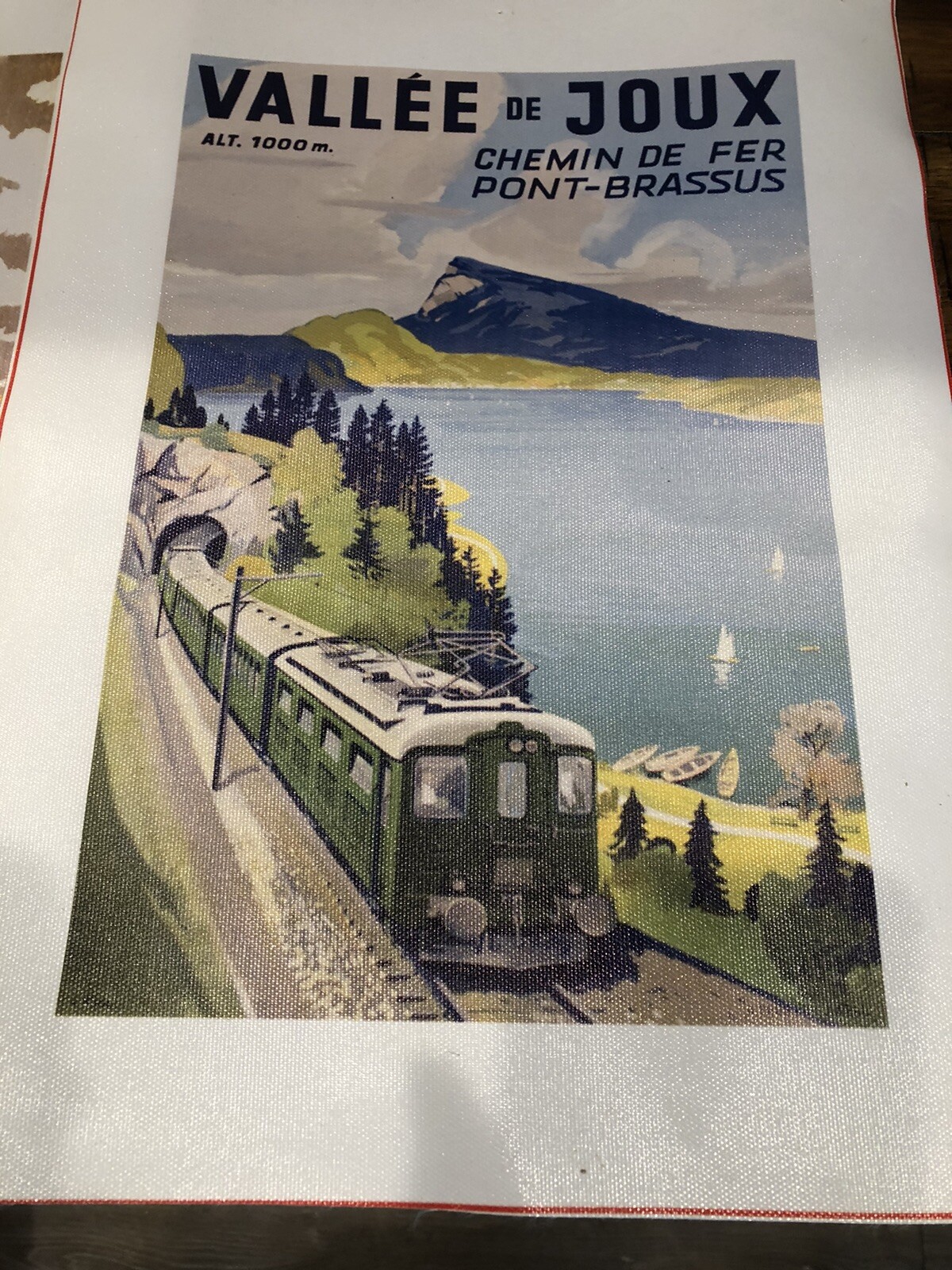 Canvas Railroad Prints, Lot Of 3, 11x15