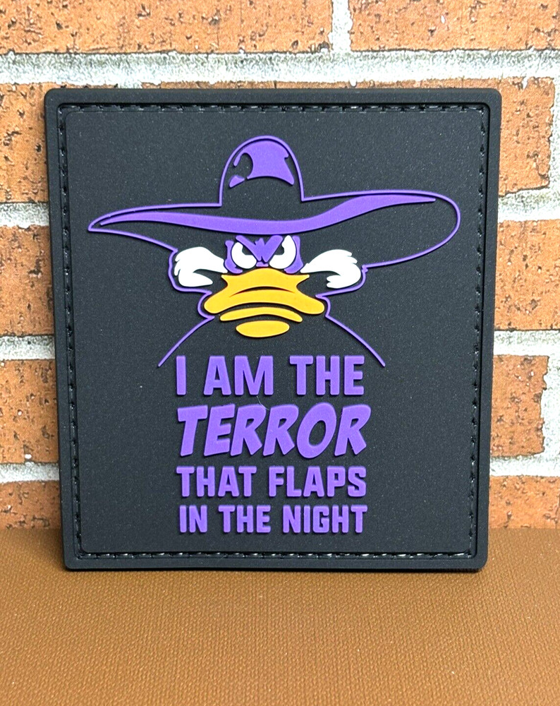 Tactical PVC Patch - Darkwing Duck Patch - Gun Morale Duck Patch