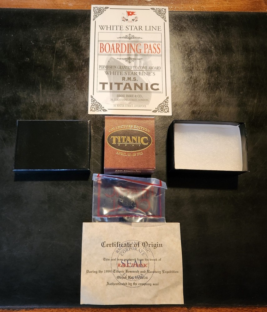 Titanic Coal Authentic With Bonus Item