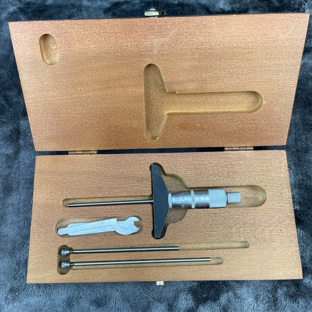 Vintage Craftsman Variable Depth Gauge Micrometer EUC