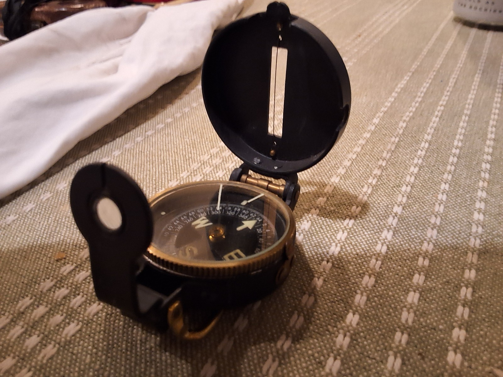 Lensatic Engineer Compass Vintage Early 1960s Navigation Tool